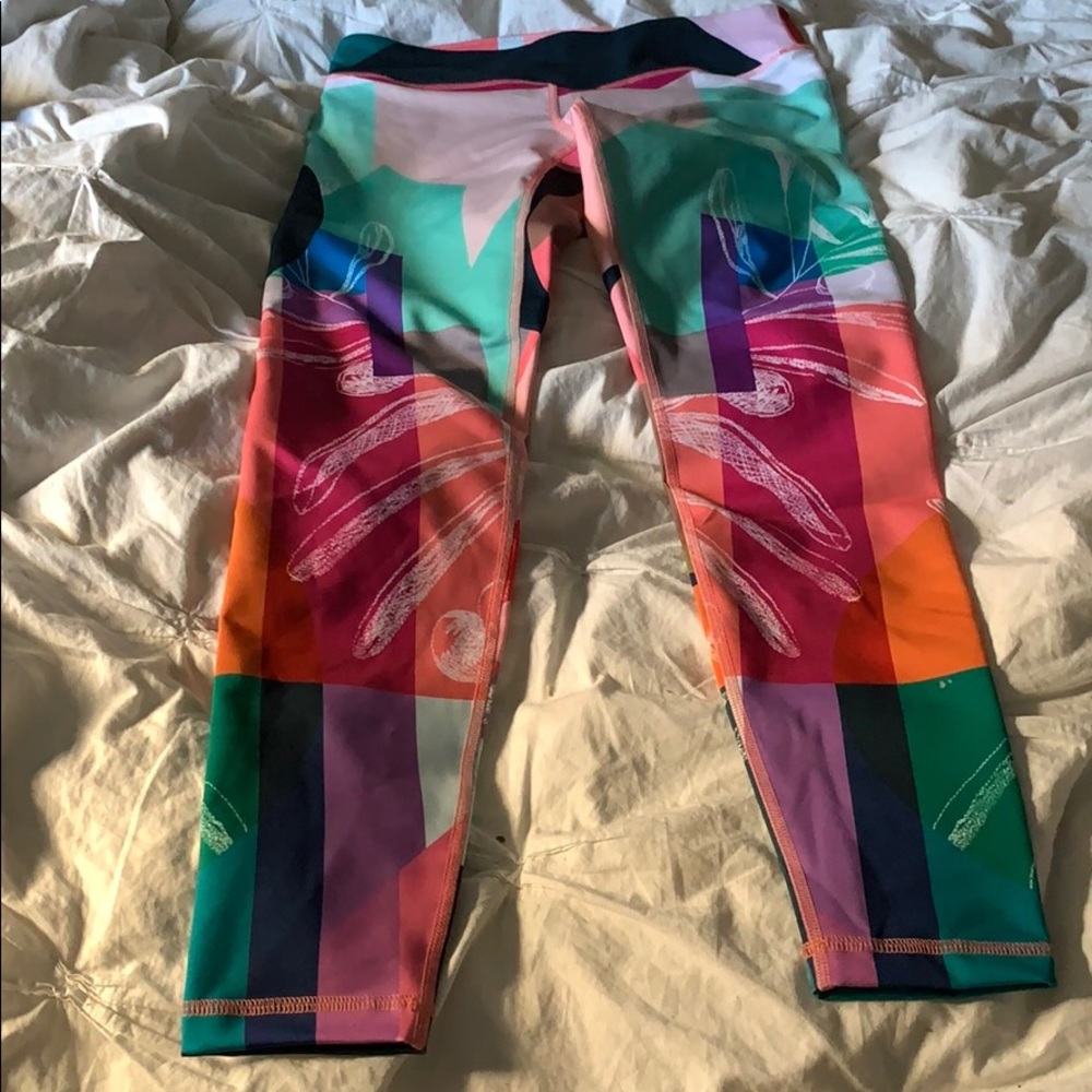 Anthropologie Pure +Good Phila Colorblock Leggings